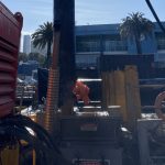 Steel Pipe Pile Cleaning | New Sydney Fish Markets